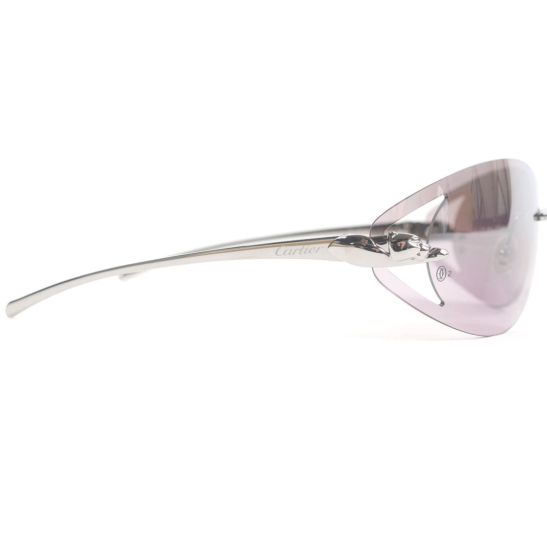 Great Cartier sunglasses PANTHERE de Cartier Two point Gunmetal Purple
