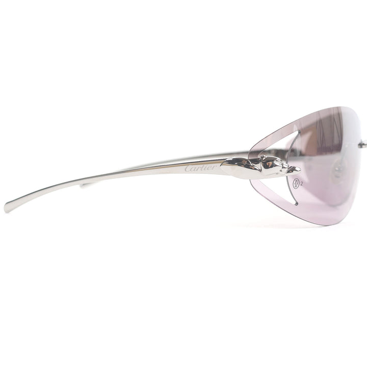 Great Cartier sunglasses PANTHERE de Cartier Two point Gunmetal Purple