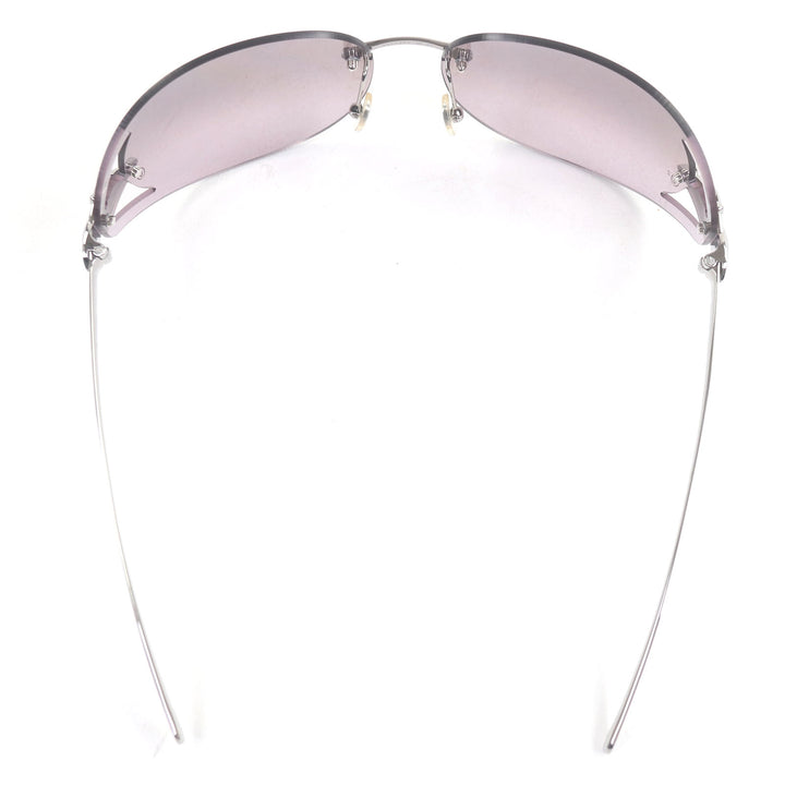 Great Cartier sunglasses PANTHERE de Cartier Two point Gunmetal Purple