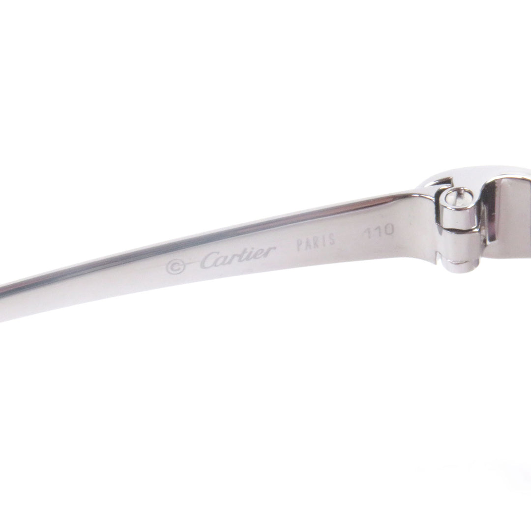 Great Cartier sunglasses PANTHERE de Cartier Two point Gunmetal Purple