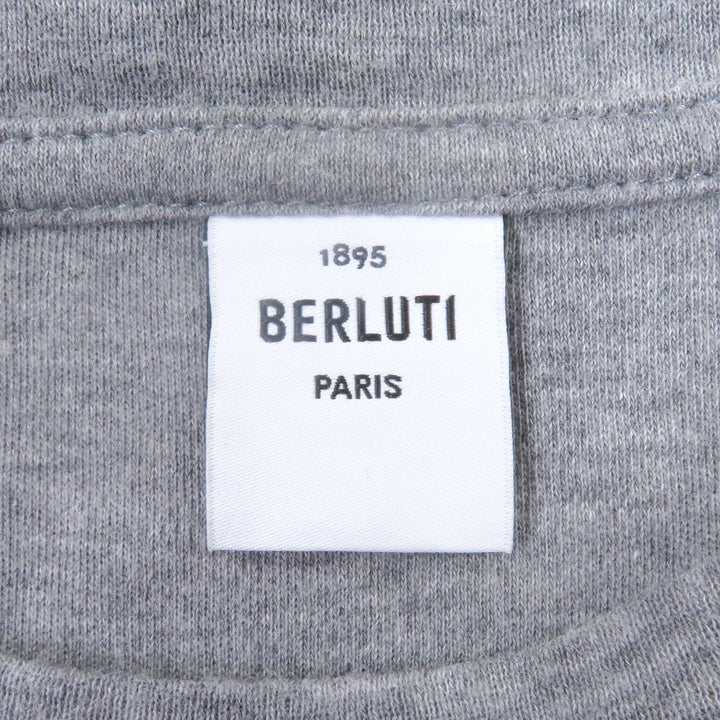 Excellent BERLUTI Short sleeve T-shirt Logo patch Crew neck Short sleeves