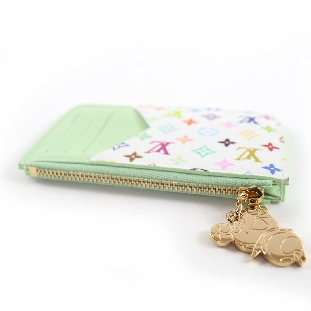 Excellent Louis Vuitton MURAKAMI Porte Cartes Romy LV TM Monogram Empreinte