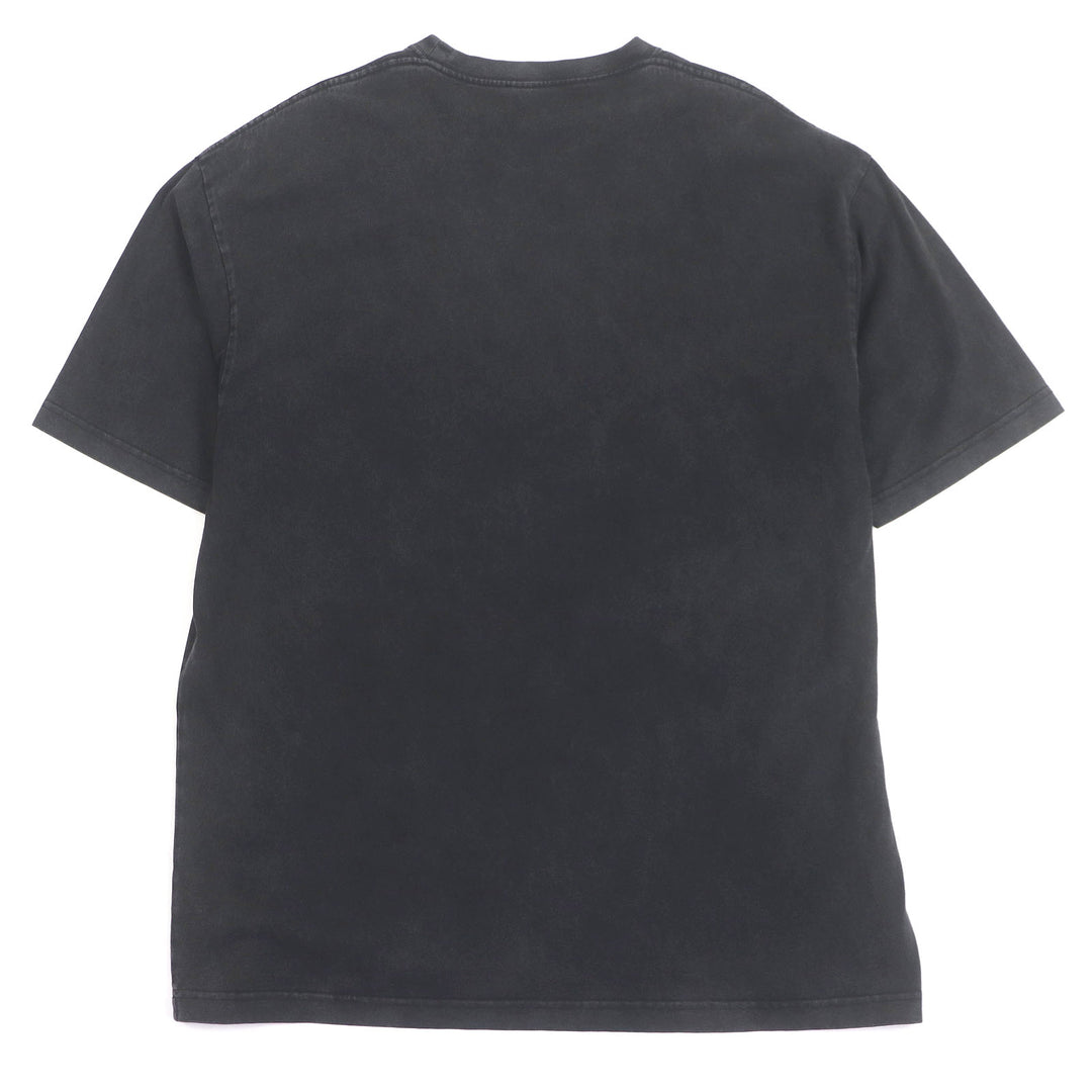 素晴らしいBALENCIAGAの半袖Tシャツ、BBロゴプリント、ダメージ加工、オーバーサイズ
