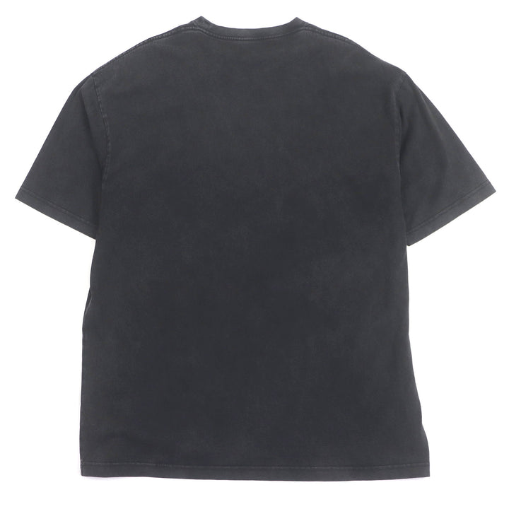 素晴らしいBALENCIAGAの半袖Tシャツ、BBロゴプリント、ダメージ加工、オーバーサイズ