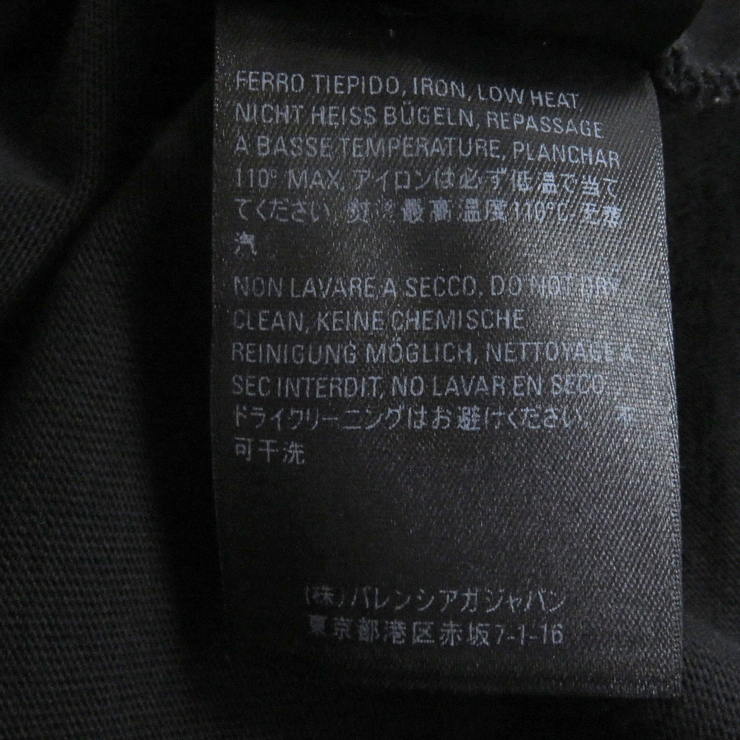 素晴らしいBALENCIAGAの半袖Tシャツ、BBロゴプリント、ダメージ加工、オーバーサイズ