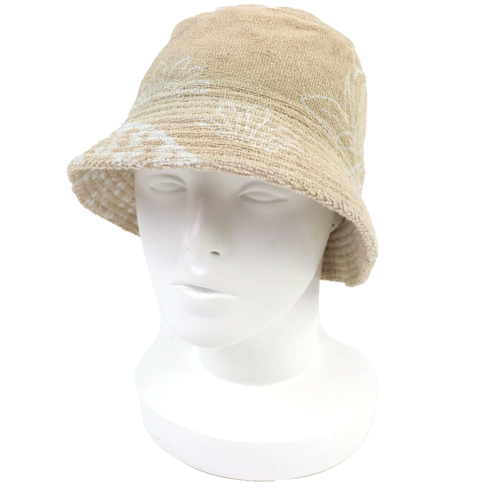 Great HERMES hat Gene Cotton terry baguette hat beige cotton Women 58