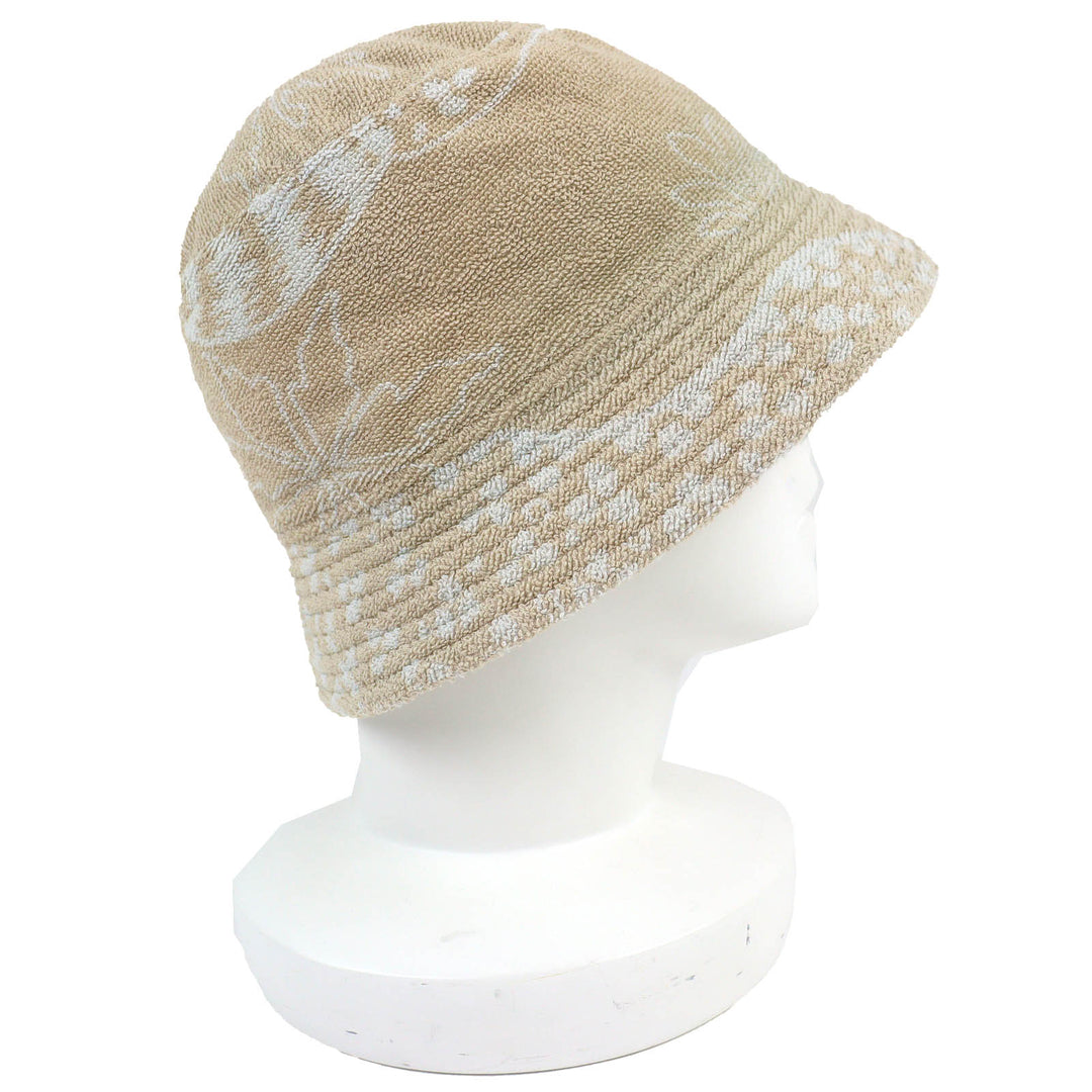 Great HERMES hat Gene Cotton terry baguette hat beige cotton Women 58
