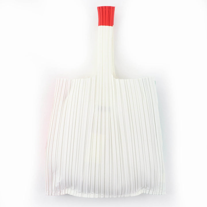 素晴らしい IKKO TANAKA ISSEY MIYAKE ハンドバッグ プリーツバッグ マルチカラー PP07-AG721