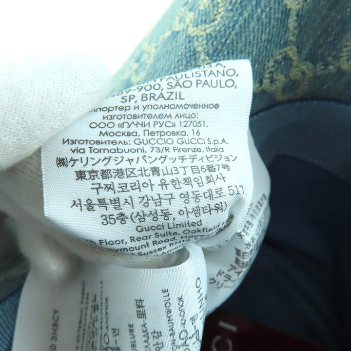 新品 GUCCI 帽子 インディゴコットン レディース L 836220