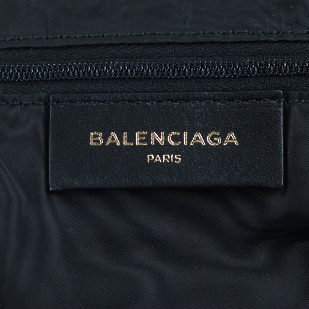 素晴らしい BALENCIAGA ボストンバッグ ホイール ブラック レッド ナイロン メンズ 489941