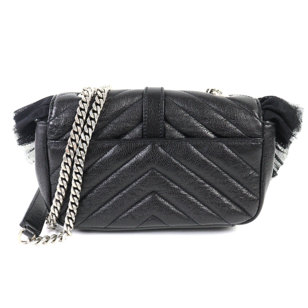 Great SAINT LAURENT PARIS Shoulder Bag black leather Women 405328