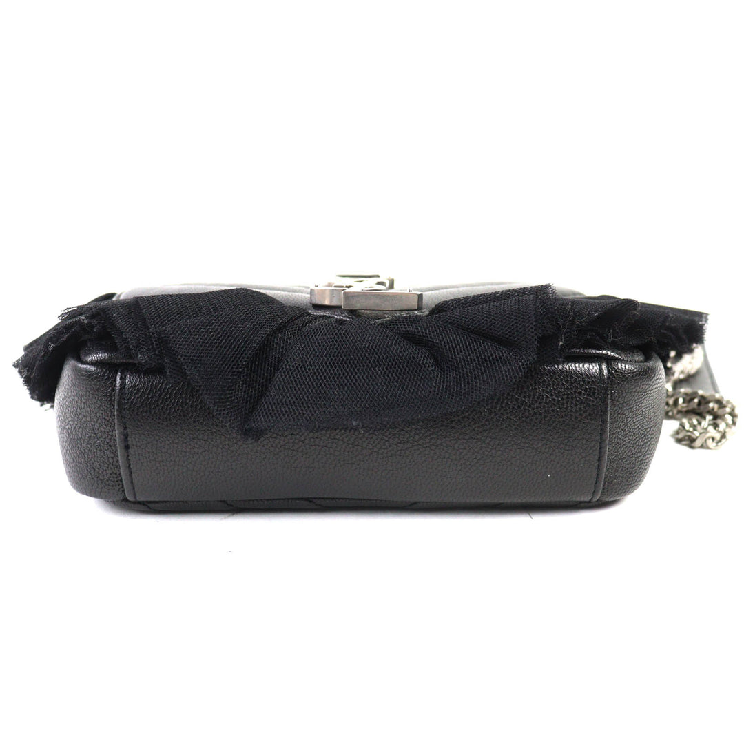 Great SAINT LAURENT PARIS Shoulder Bag black leather Women 405328