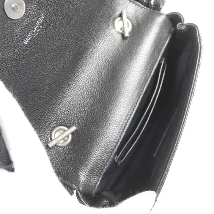 Great SAINT LAURENT PARIS Shoulder Bag black leather Women 405328