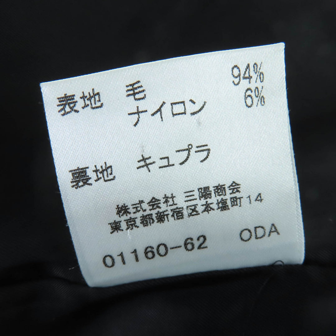 素晴らしいバーバリーロンドン ダッフルコート バッファロートグル ブラック ウール レディース 40