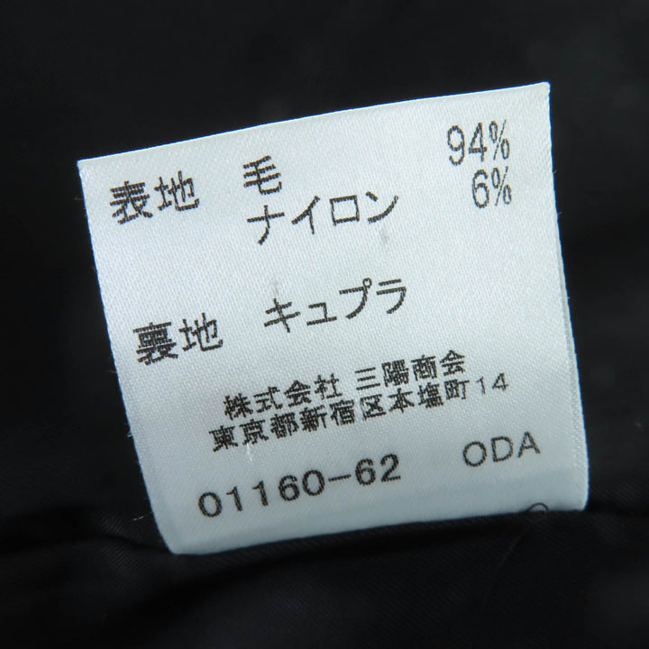 素晴らしいバーバリーロンドン ダッフルコート バッファロートグル ブラック ウール レディース 40