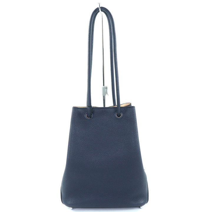 ジルサンダー ハンドバッグ J-SHOPPER ダークネイビー レザー レディース