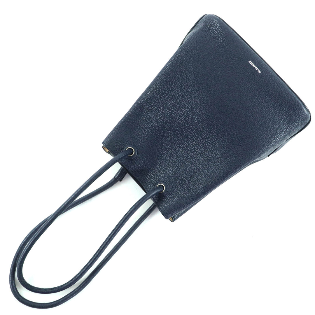 ジルサンダー ハンドバッグ J-SHOPPER ダークネイビー レザー レディース