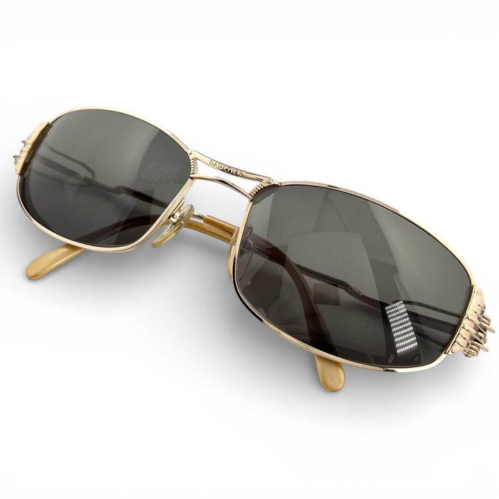 Great JEAN-PAUL GAULTIER sunglasses Spring temples gold Women 56-6103