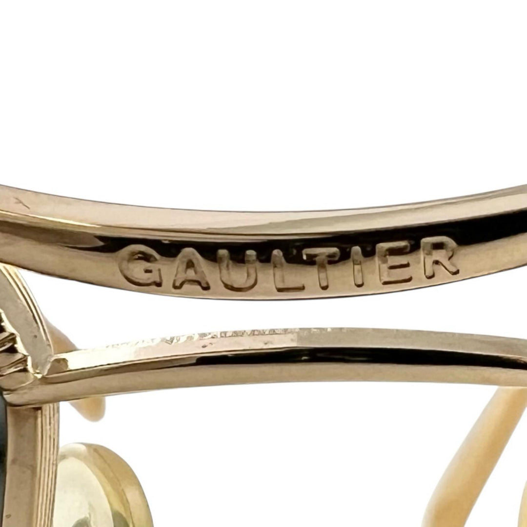 Great JEAN-PAUL GAULTIER sunglasses Spring temples gold Women 56-6103