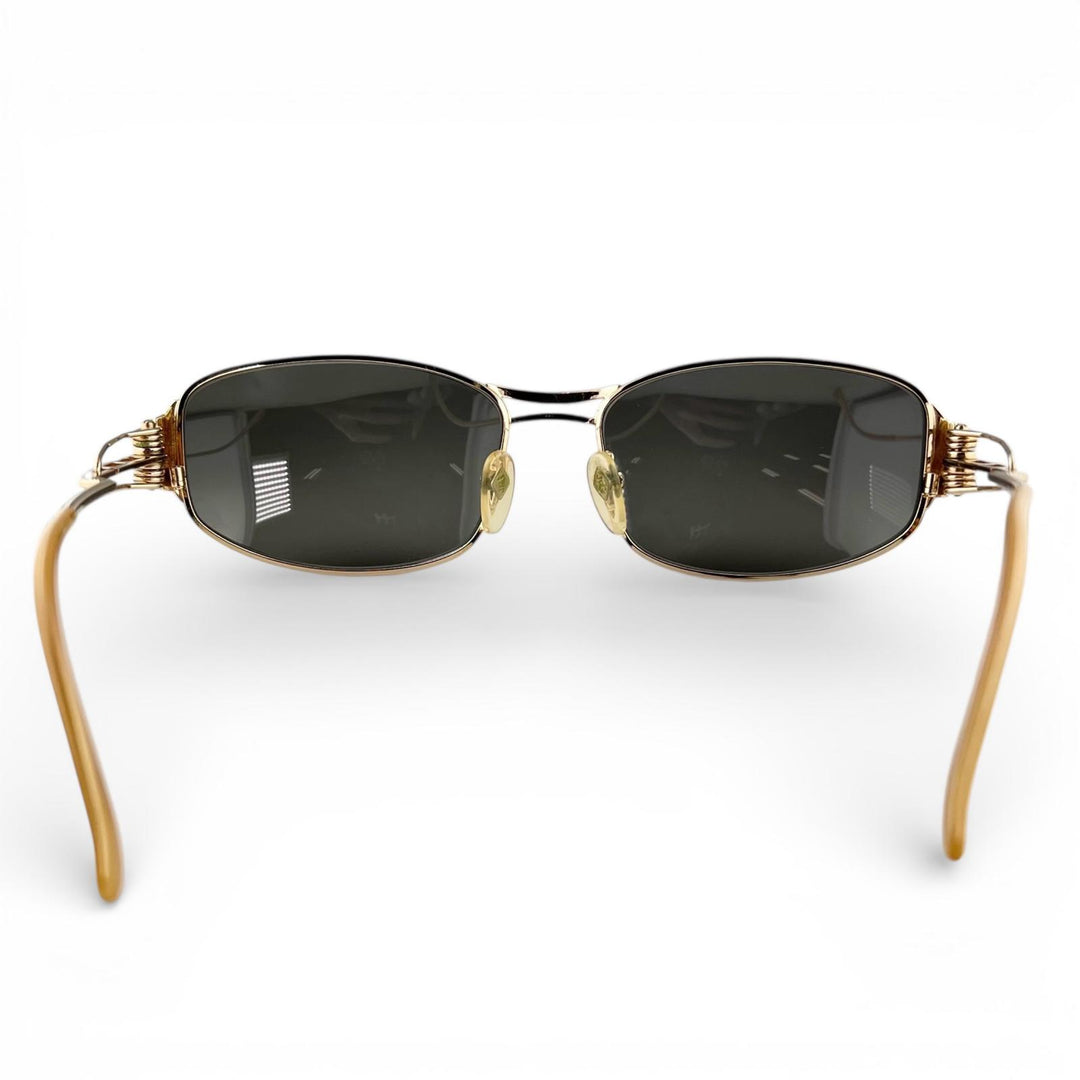 Great JEAN-PAUL GAULTIER sunglasses Spring temples gold Women 56-6103
