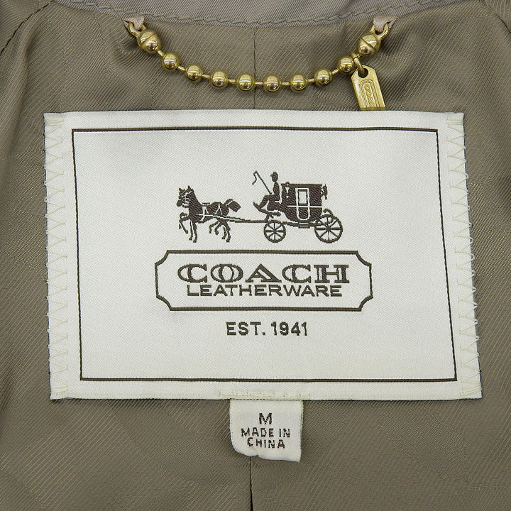 Great COACH trench coat Gray cotton Women M