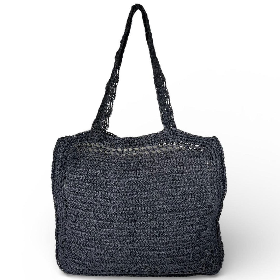 Excellent Aime Leon Dore Tote Bag Mesh Crochet Tote Bag Navy ー Women