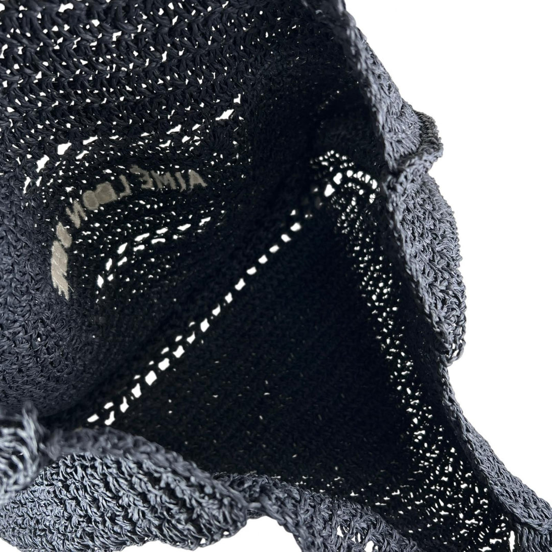 Excellent Aime Leon Dore Tote Bag Mesh Crochet Tote Bag Navy ー Women