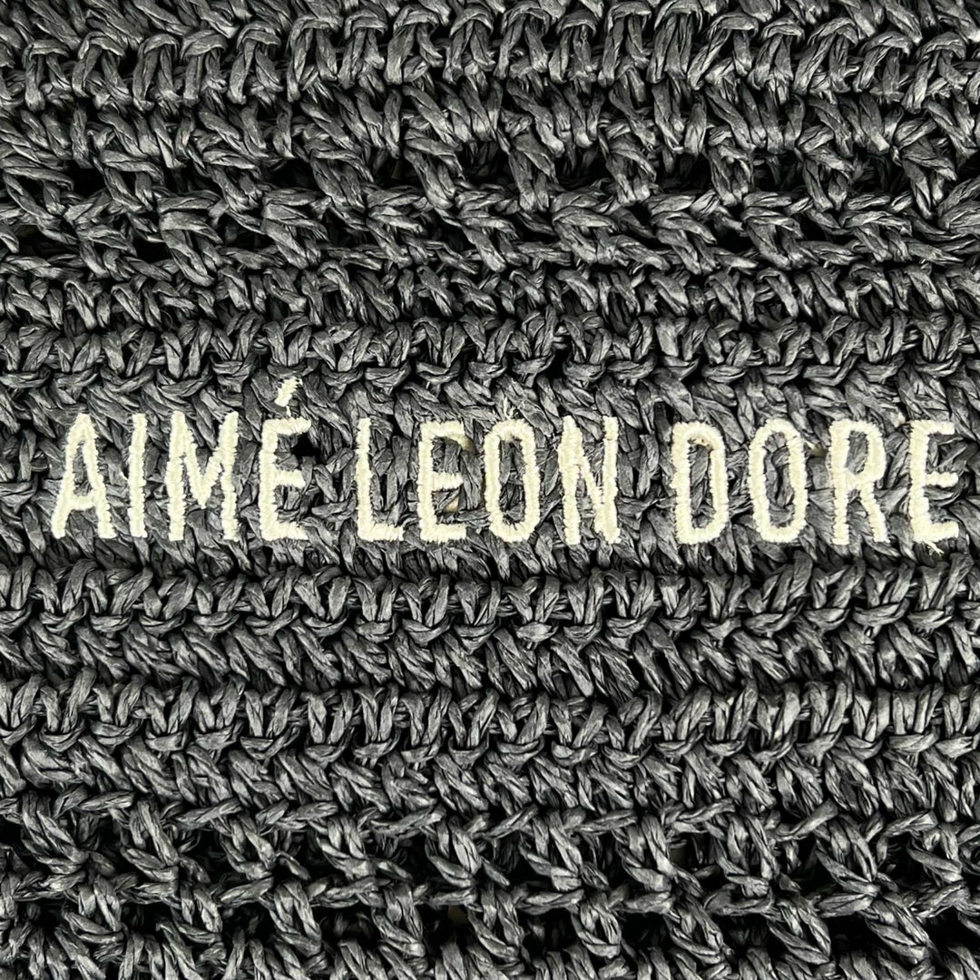 Excellent Aime Leon Dore Tote Bag Mesh Crochet Tote Bag Navy ー Women