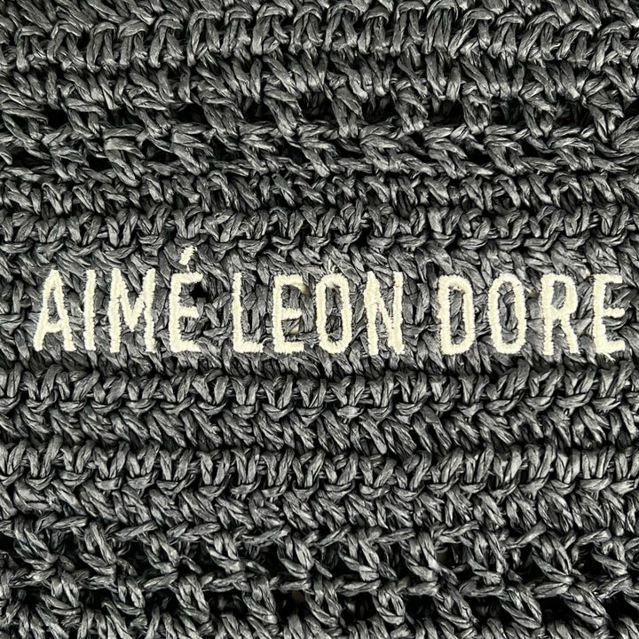 Excellent Aime Leon Dore Tote Bag Mesh Crochet Tote Bag Navy ー Women