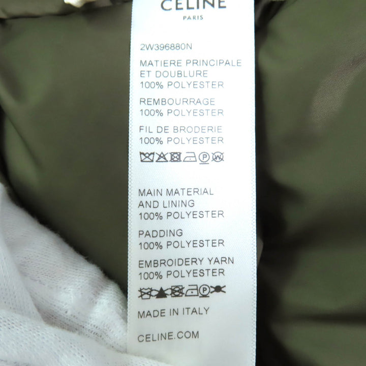 CELINE 卡其色涤纶羽绒背心，女款 36 码 2W396880N