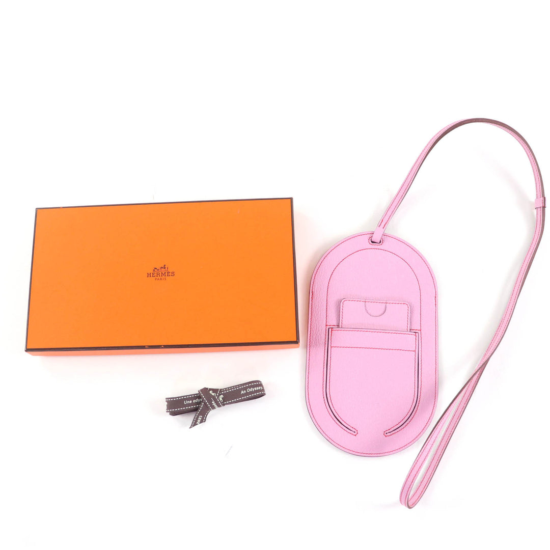 優れたHERMES In the Loop To Go GMスマートフォンショルダーバッグピンクショブルミソル