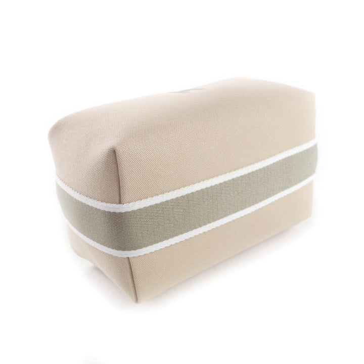 新品 HERMES ポーチ ブライド PM ブラック ベージュ コットン レディース