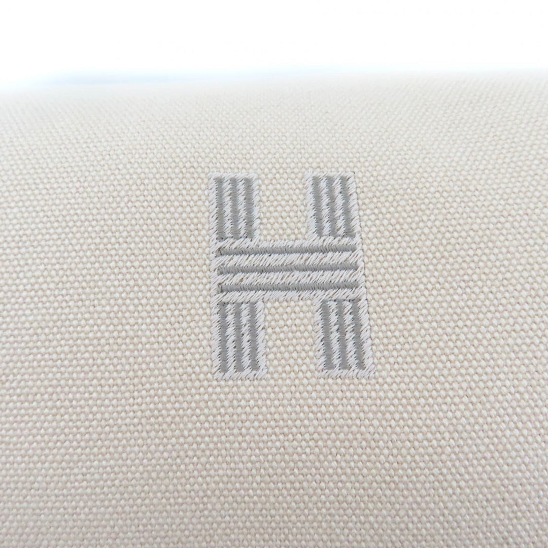 新品 HERMES ポーチ ブライド PM ブラック ベージュ コットン レディース