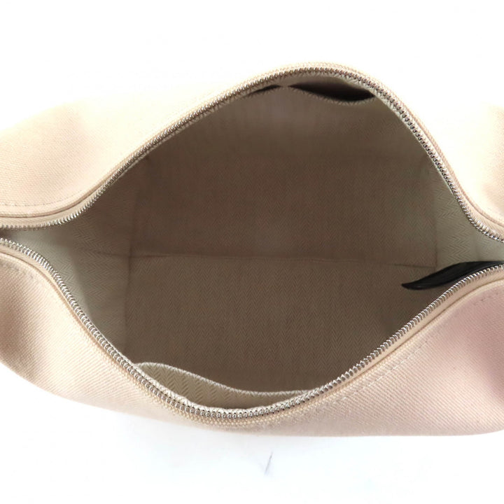 新品 HERMES ポーチ ブライド PM ブラック ベージュ コットン レディース