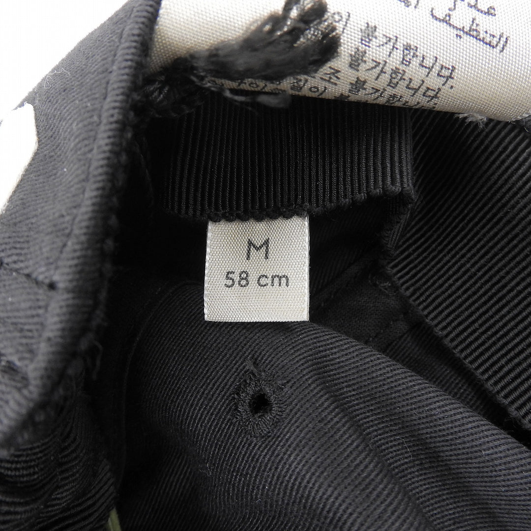 Pristine GUCCI cap black cotton mens 751400