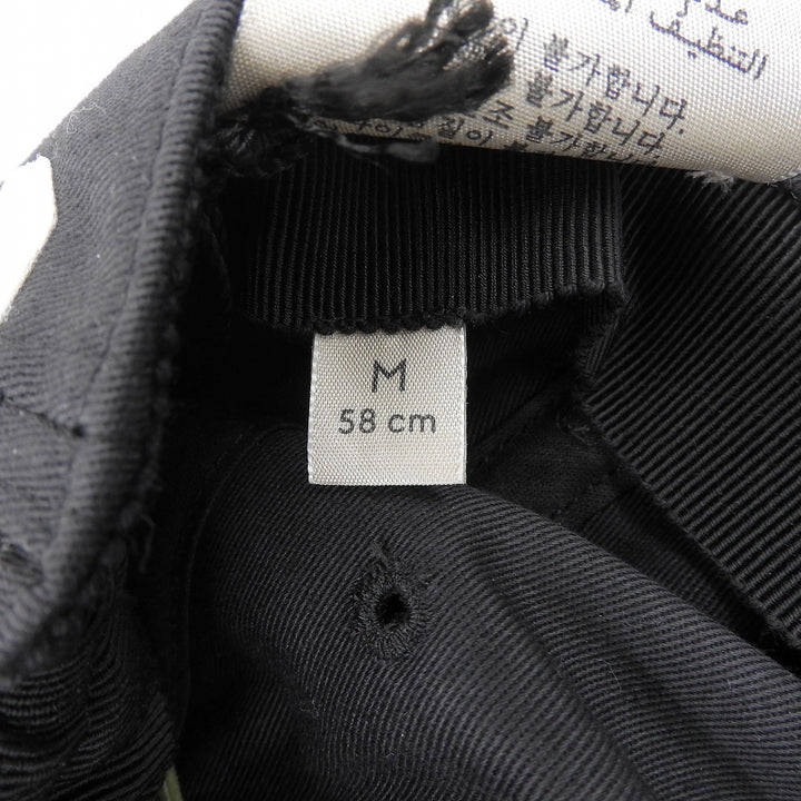 Pristine GUCCI cap black cotton mens 751400