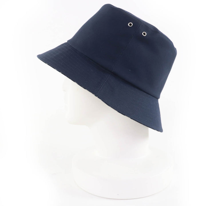 Christian Dior 斜纹渔夫帽，海军蓝涤纶材质，女款，货号 95TDD923A130