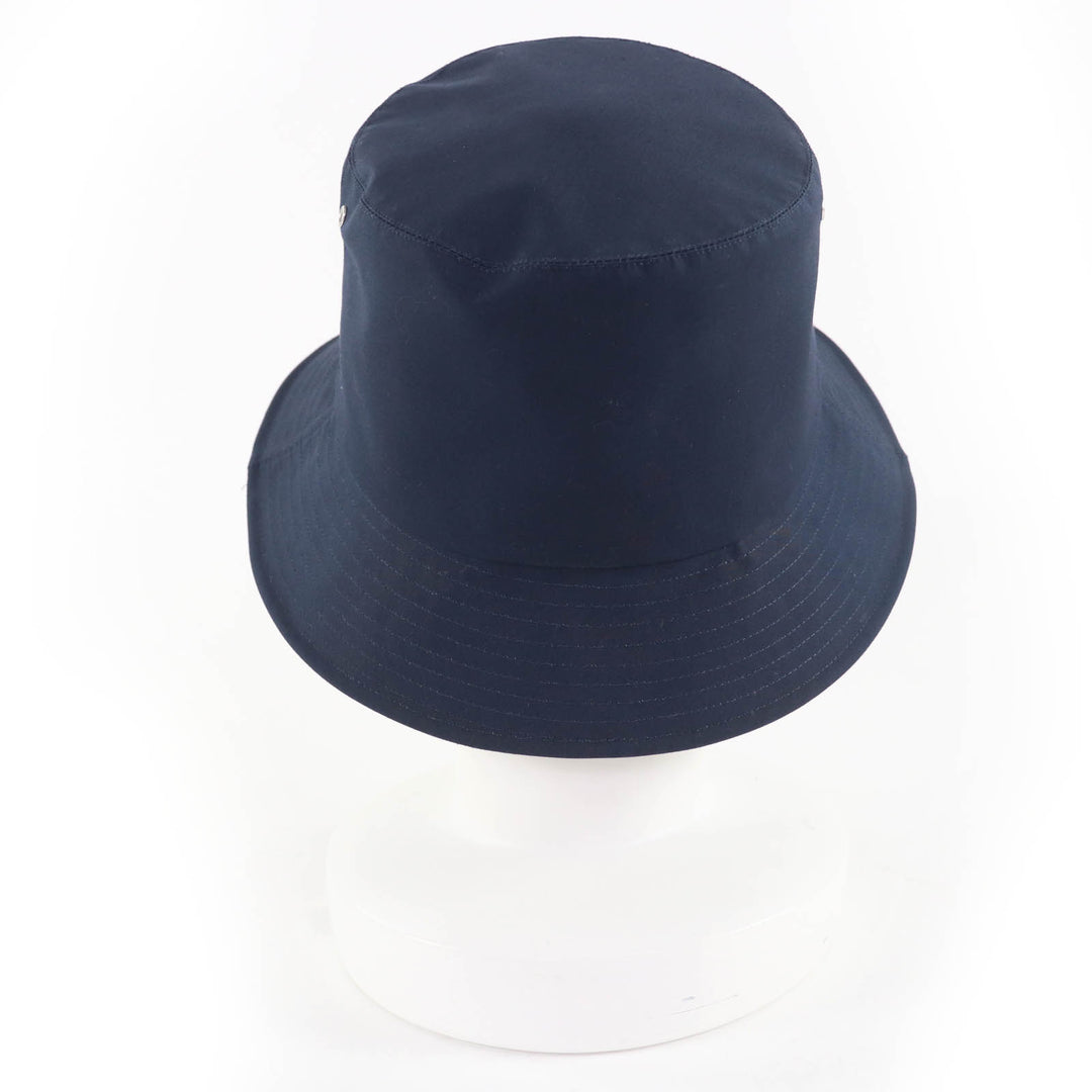 Christian Dior 斜纹渔夫帽，海军蓝涤纶材质，女款，货号 95TDD923A130