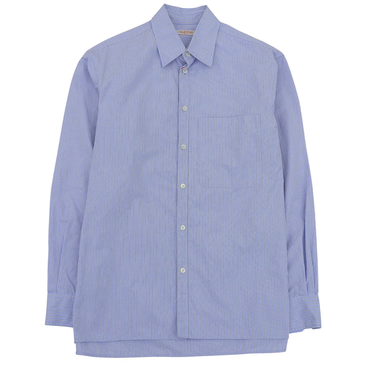 Great VALENTINO Long sleeve shirt Light blue cotton mens 39 2V3ABK7082C