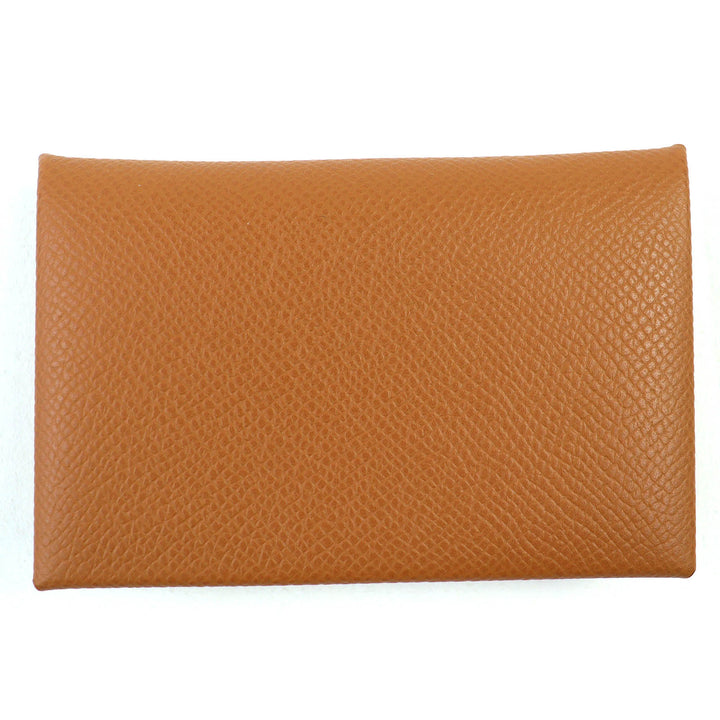 新品 HERMES 三つ折り財布 ベアン コンビ Hロゴ メタル コンパクトウォレット エプソン