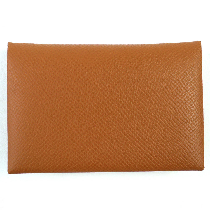 新品 HERMES 三つ折り財布 ベアン コンビ Hロゴ メタル コンパクトウォレット エプソン