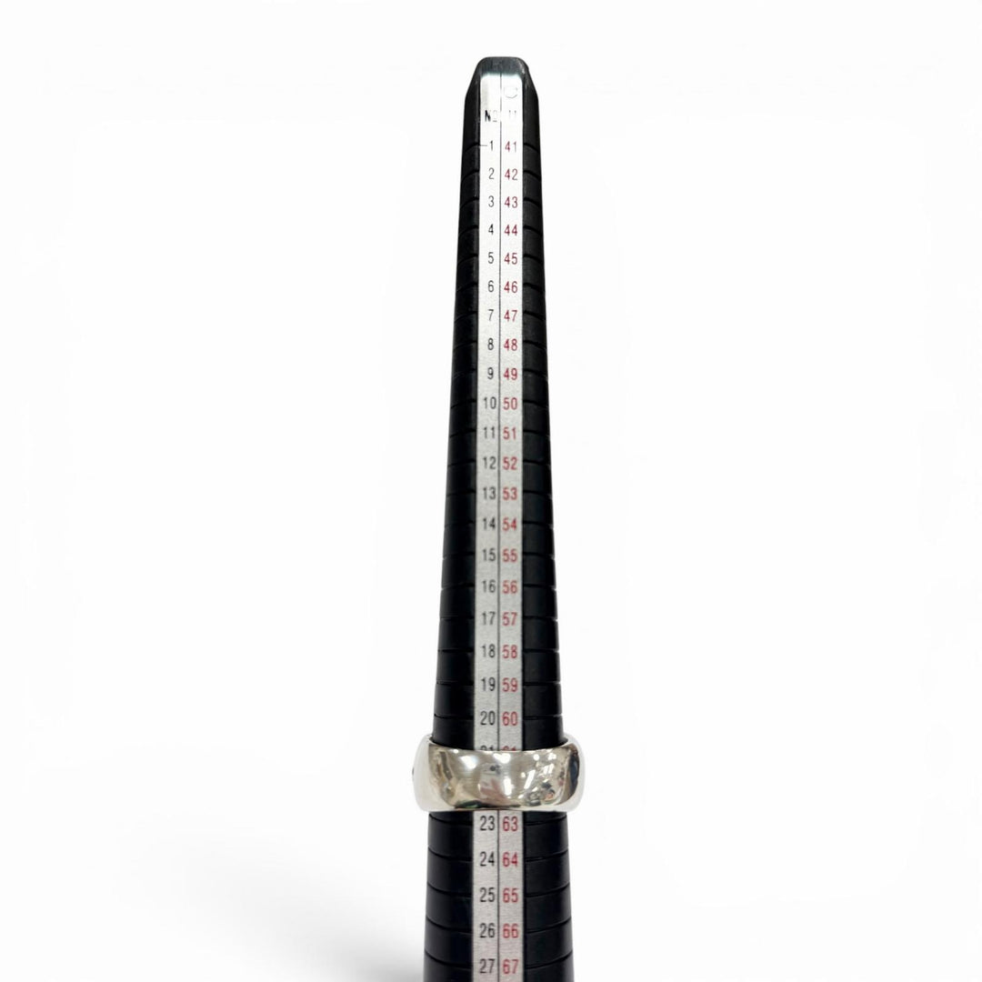 Great CHROME HEARTS Ring ring Floral cross Silver 925 mens