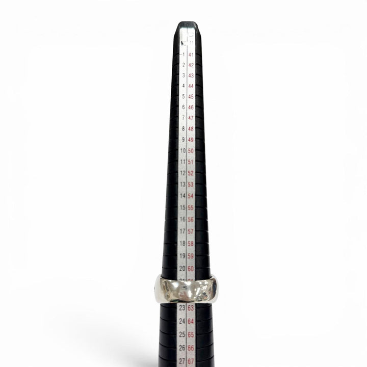 Great CHROME HEARTS Ring ring Floral cross Silver 925 mens