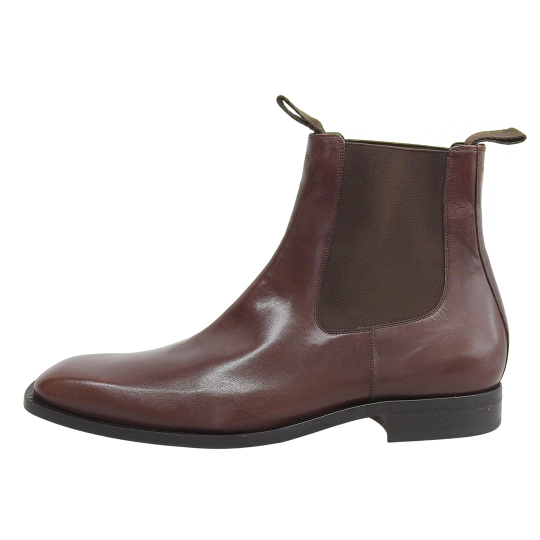 Excellent BALLY Ankle boots MALDO Side gore boots Brown leather mens 7.5