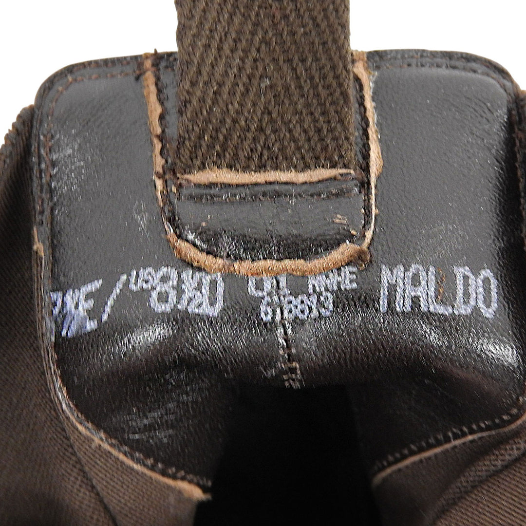 Excellent BALLY Ankle boots MALDO Side gore boots Brown leather mens 7.5