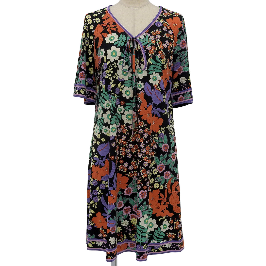 Great LEONARD one piece Multi acetate Women S