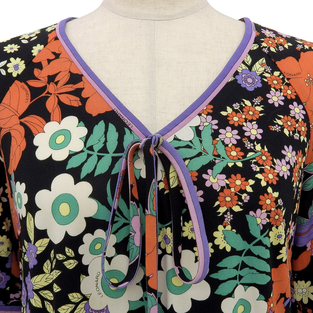 Great LEONARD one piece Multi acetate Women S