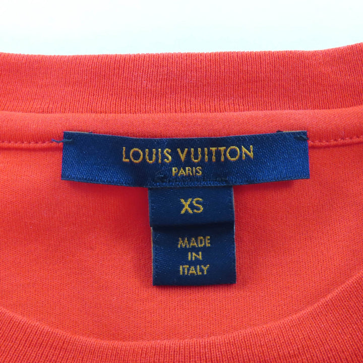 Excellent LOUIS VUITTON Short sleeve T-shirt Red cotton Women XS