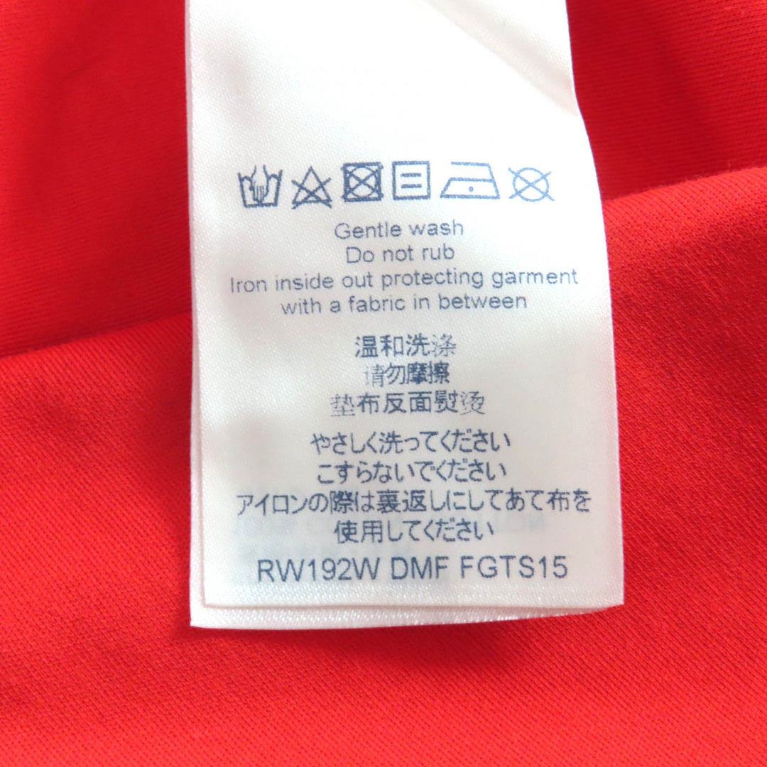 素晴らしい LOUIS VUITTON 半袖Tシャツ レッド コットン レディース XS