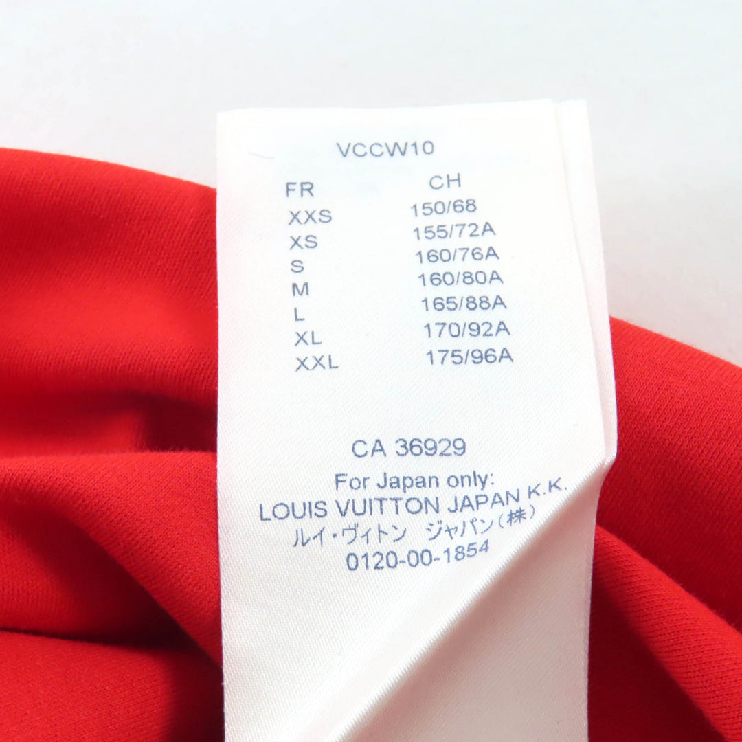 Excellent LOUIS VUITTON Short sleeve T-shirt Red cotton Women XS